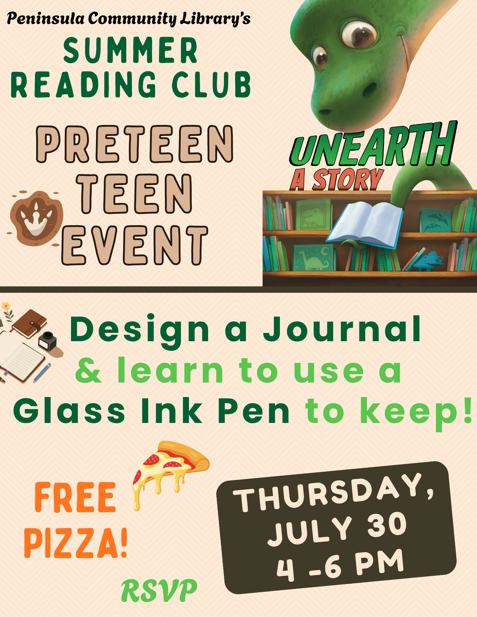 Design a journal and use a glass pen